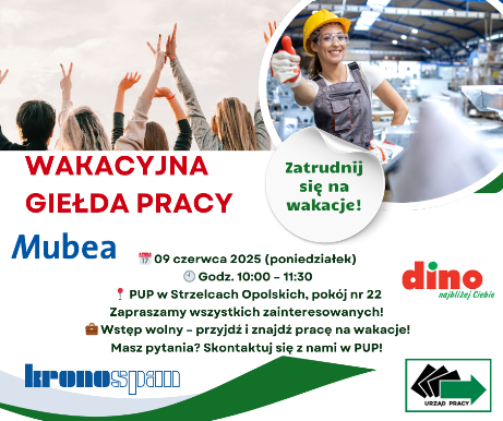 Zdjęcie artykułu WAKACYJNA GIEŁDA PRACY