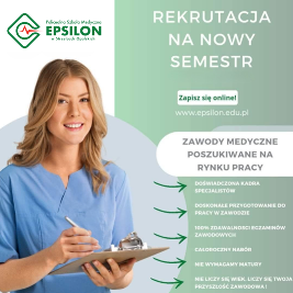Zdjęcie artykułu Rekrutacja do Policealnej Szkoły Medycznej w Strzelcach Opolskich trwa!