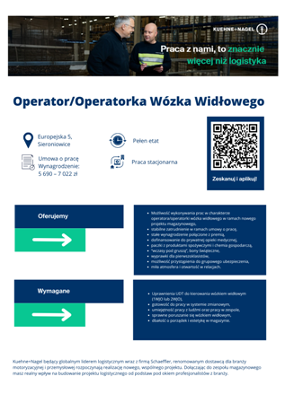 Obrazek dla: Dodatkowe informacje dla zainteresowanych pracą w firmie...
